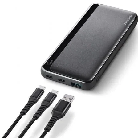 NGS Power Bank QUIZ 10 10000mAh 22,5W Negro